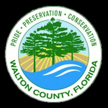 Pride, Preservation, Conservation seal for Oyster Lake in Walton County